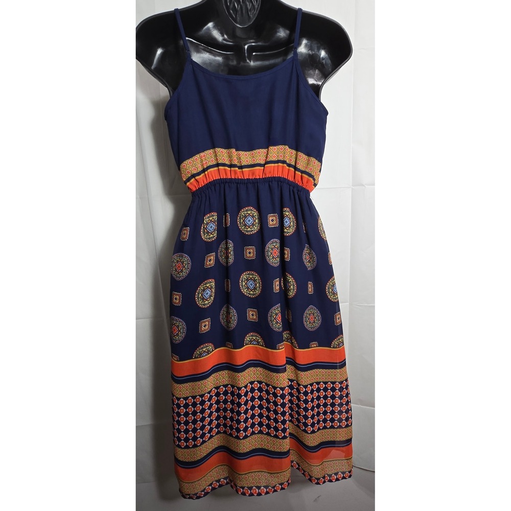 Old Navy Boho Midi Dress Sleeveless Casual Sun Dress XS Petite
